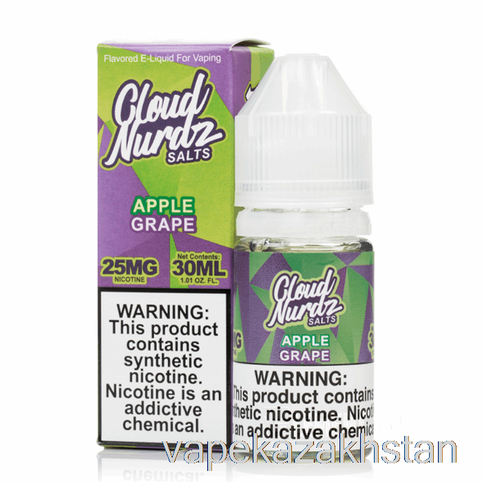 Vape Smoke Apple Grape - Cloud Nurdz Salts - 30mL 25mg